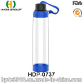 Botella de agua plástica libre azul popular de Tritan BPA (HDP-0737)